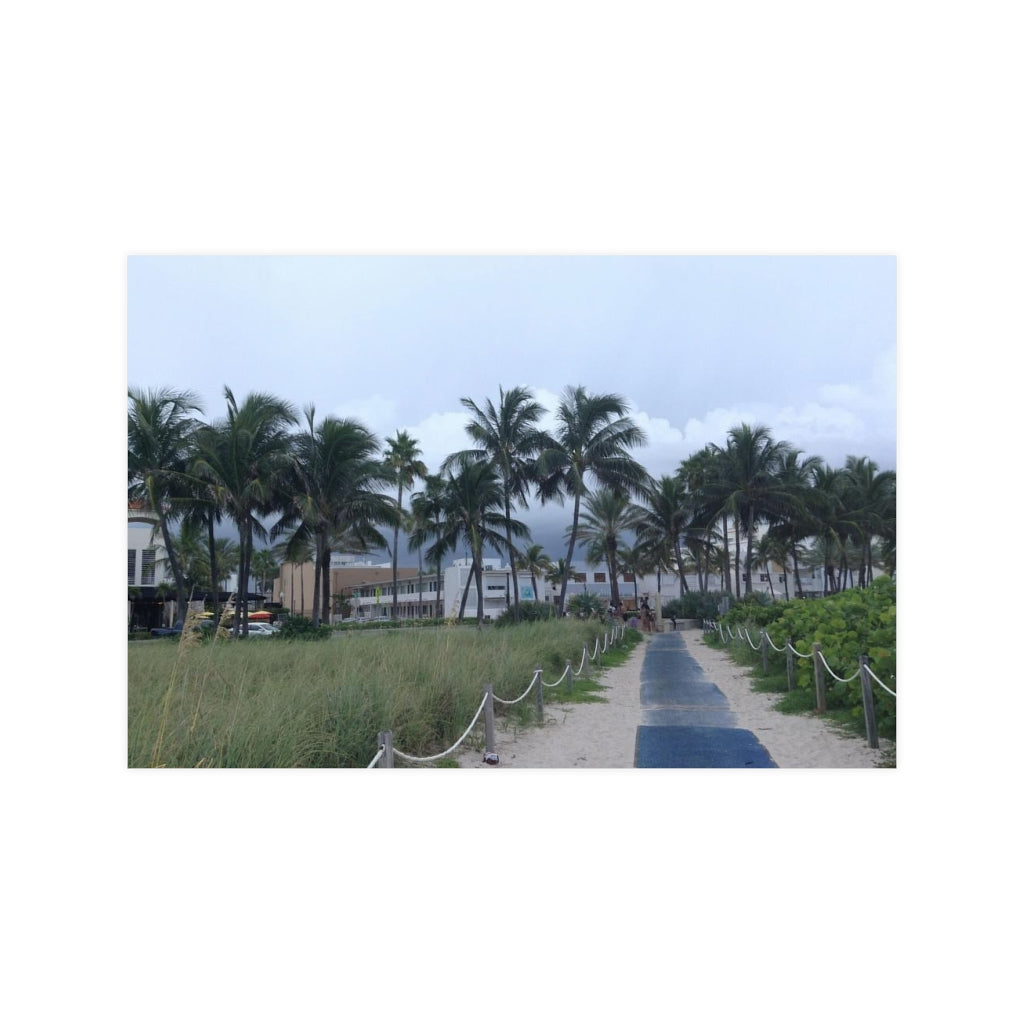 PACE: VACATION "SOUTH BEACH" (PHOTOGRAPHY) / Horizontal Matte Poster (PRINT)