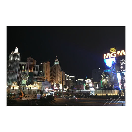 PACE: "WHAT STAYS IN VEGAS 3" (PHOTOGRAPHY) / Horizontal Matte Poster (PRINT)