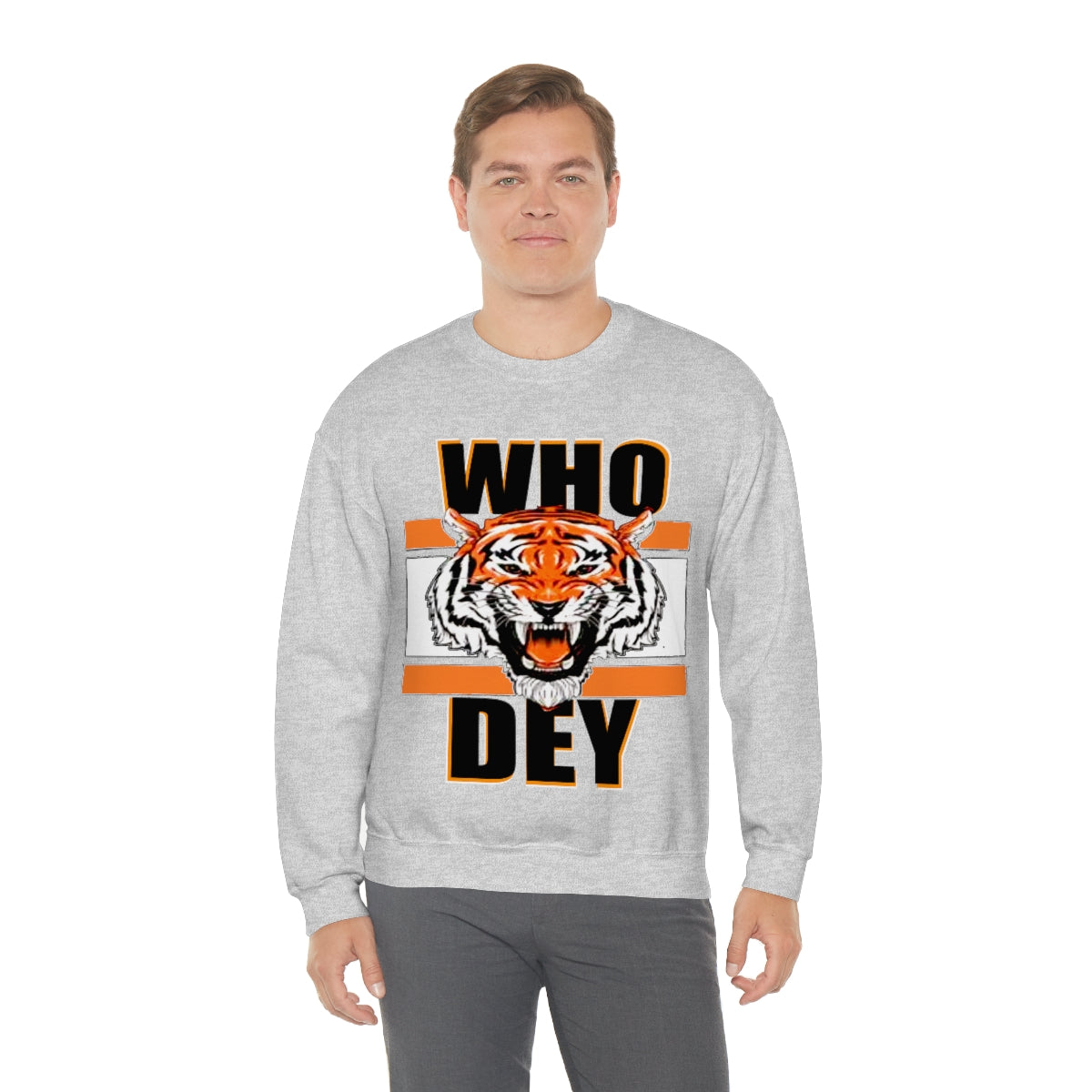 PACE: "WHODEY TIGER INVERSE" /Unisex Heavy Blend™ Crewneck Sweatshirt