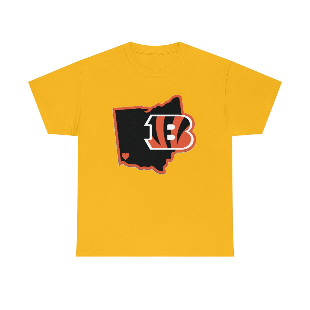 PACE: " BENGALS LOVE"/ Unisex Heavy Cotton Tee