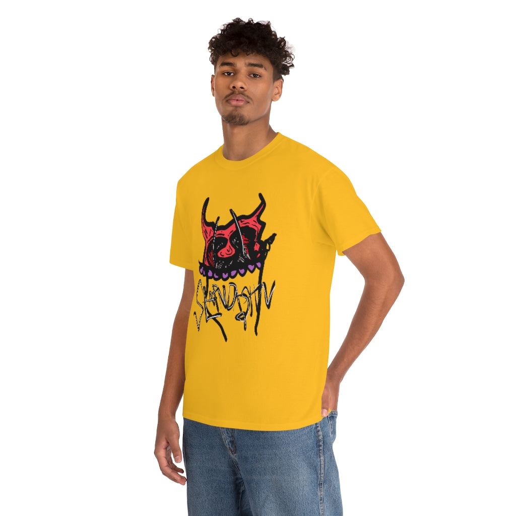 SLAPNDASHN: "SDN Demon logo  "/ Unisex Heavy Cotton Tee