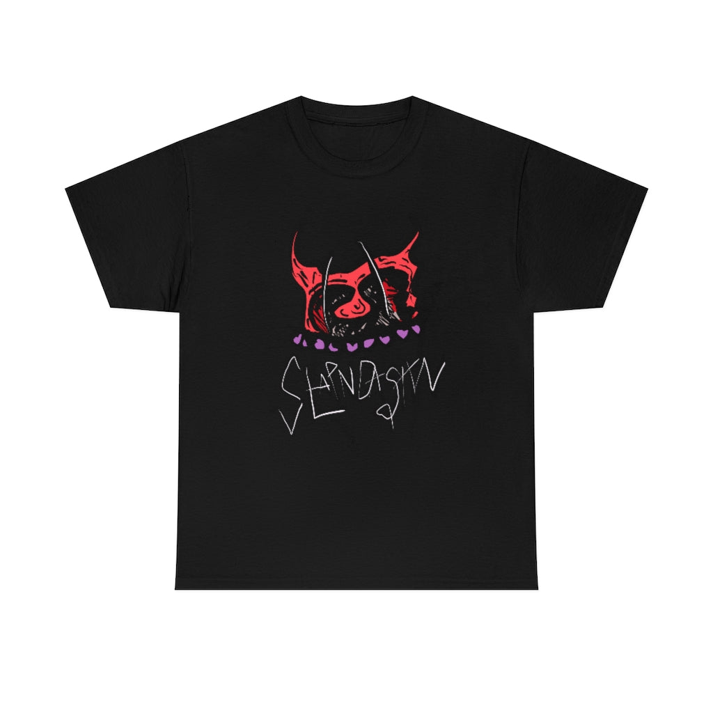 SLAPNDASHN: "SDN Demon logo  "/ Unisex Heavy Cotton Tee