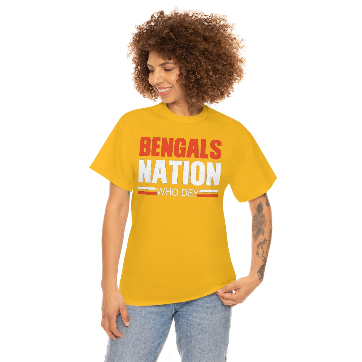 PACE: "BENGALS NATION ALT"/ Unisex Heavy Cotton T-Shirt