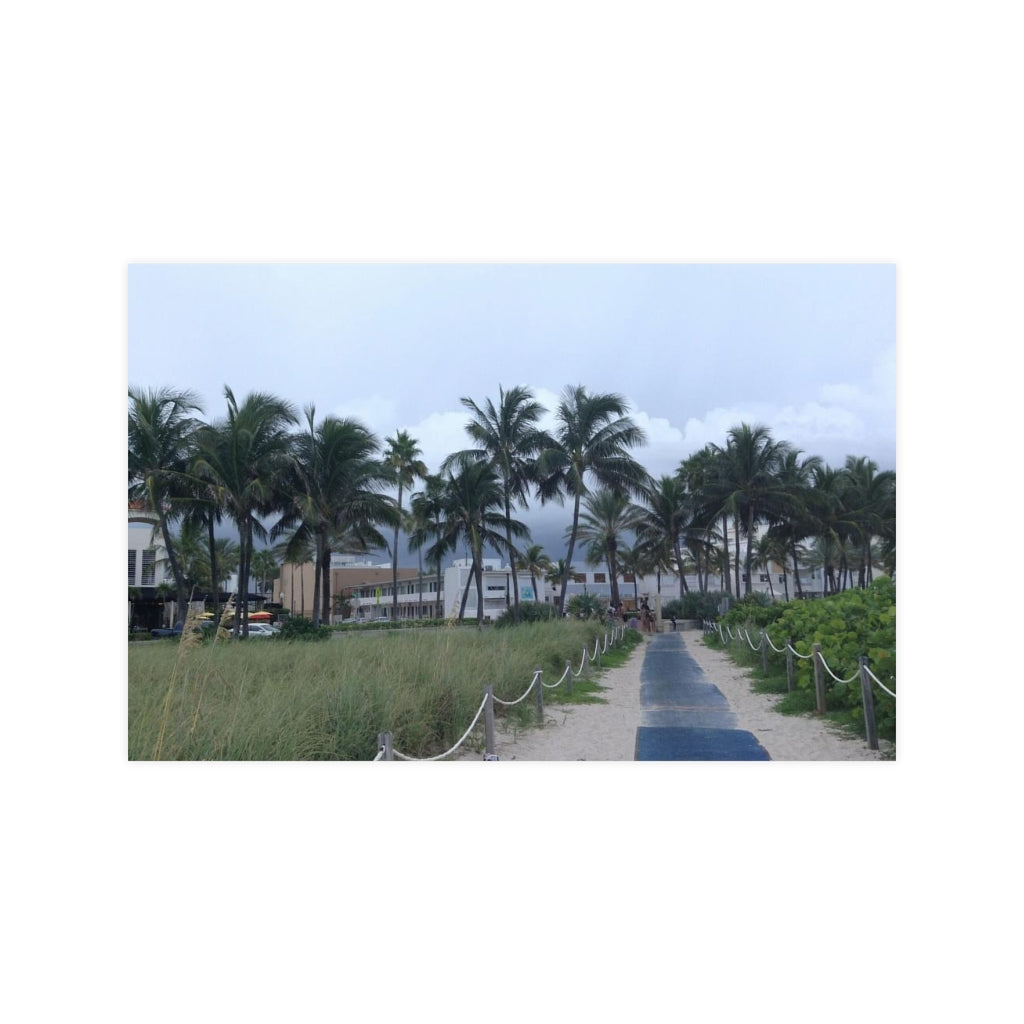 PACE: VACATION "SOUTH BEACH" (PHOTOGRAPHY) / Horizontal Matte Poster (PRINT)