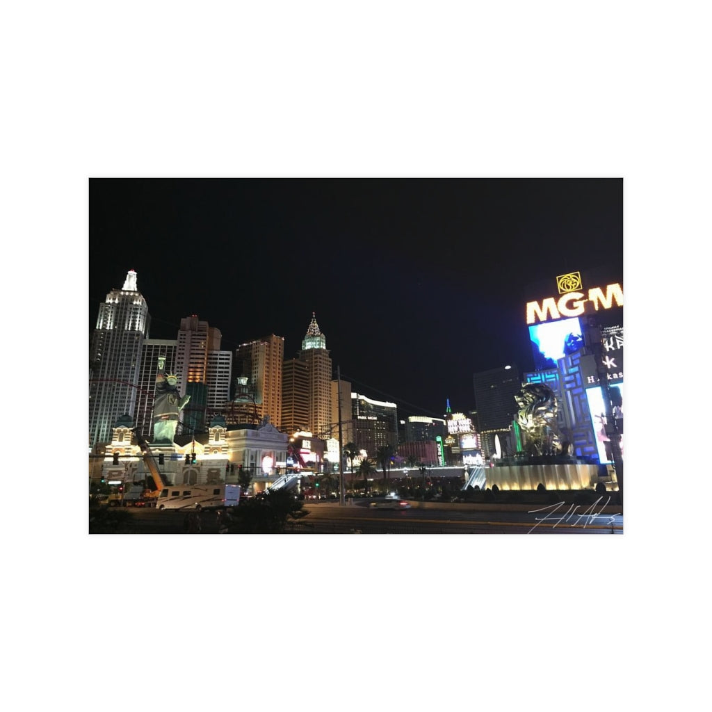 PACE: "WHAT STAYS IN VEGAS 3" (PHOTOGRAPHY) / Horizontal Matte Poster (PRINT)