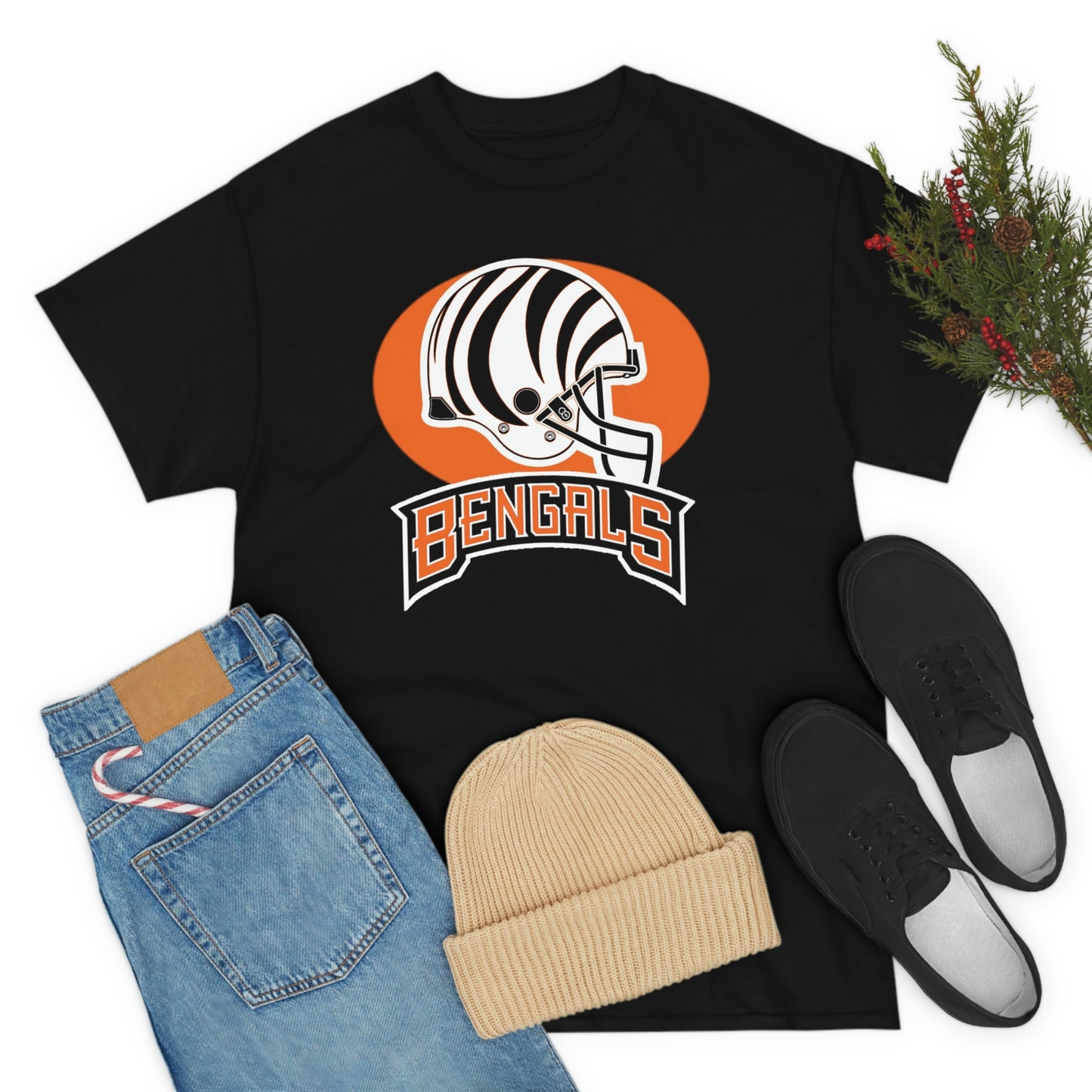 PACE: "BENGALS BLK"/ Unisex Heavy Cotton T-Shirt