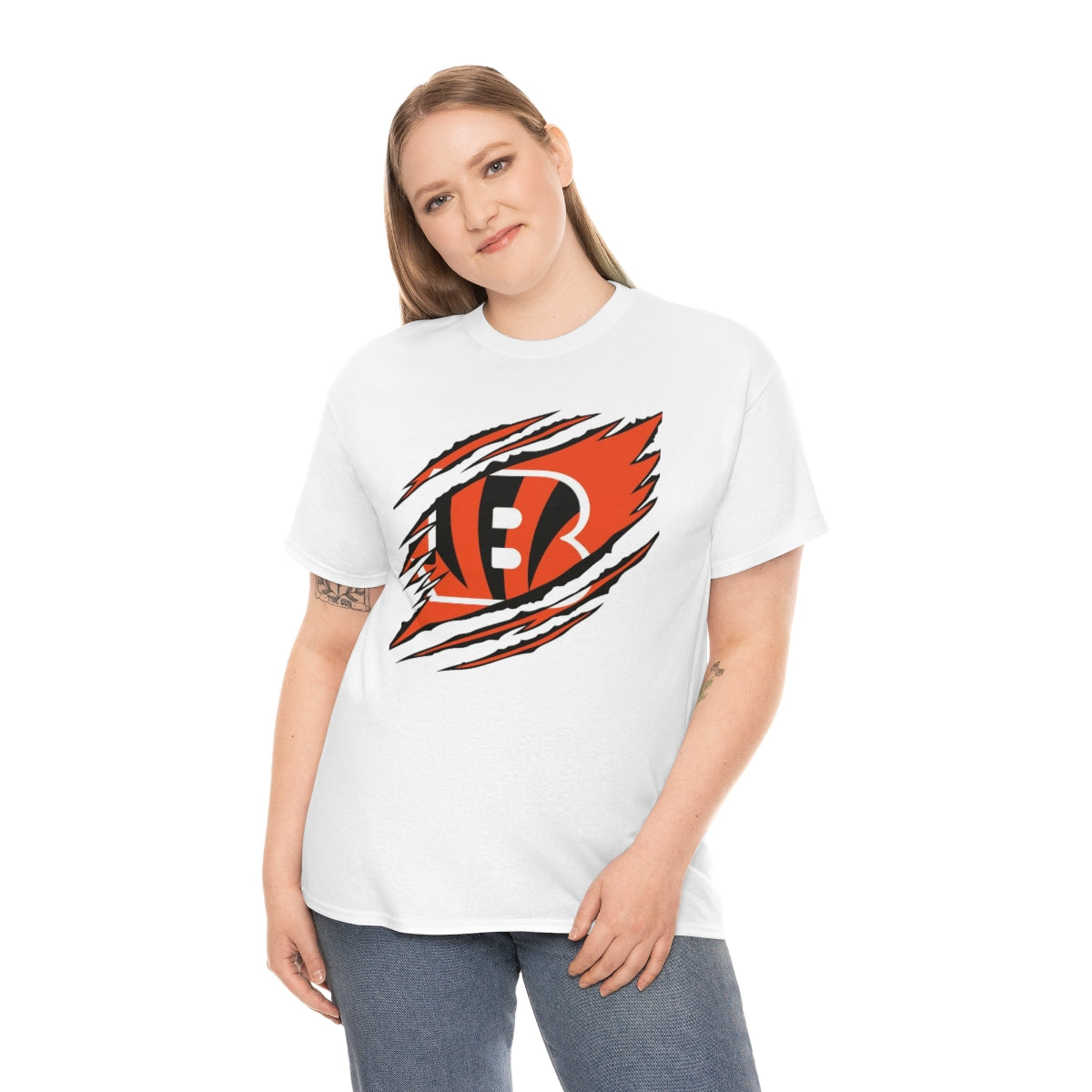 PACE: "BENGALS RIPPED"/ Unisex Heavy Cotton T-Shirt