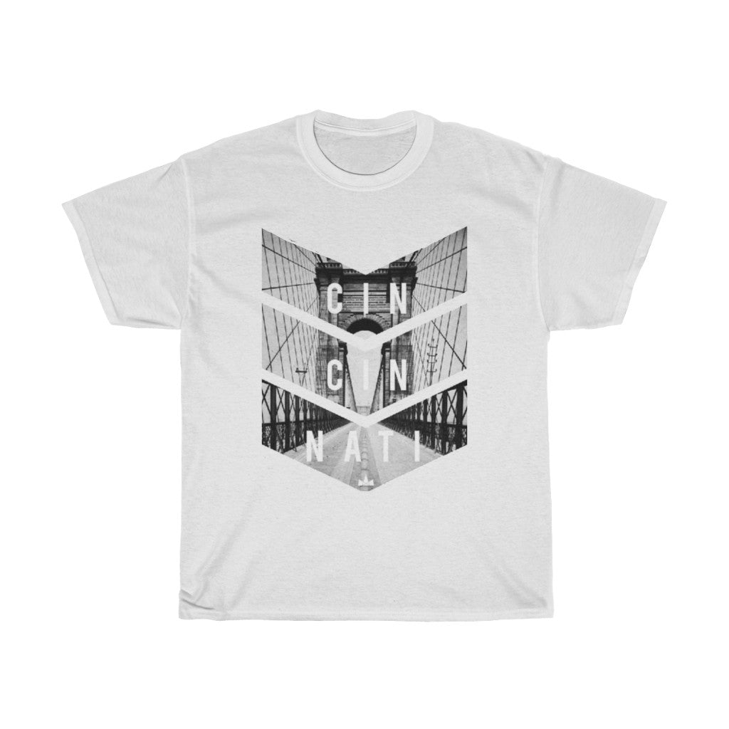 PACE: "CINCY BRIDGES"/ Unisex Heavy Cotton Tee