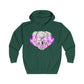 SLAPNDASHN "ELECTRIC SKULL" Unisex Full Zip Hoodie