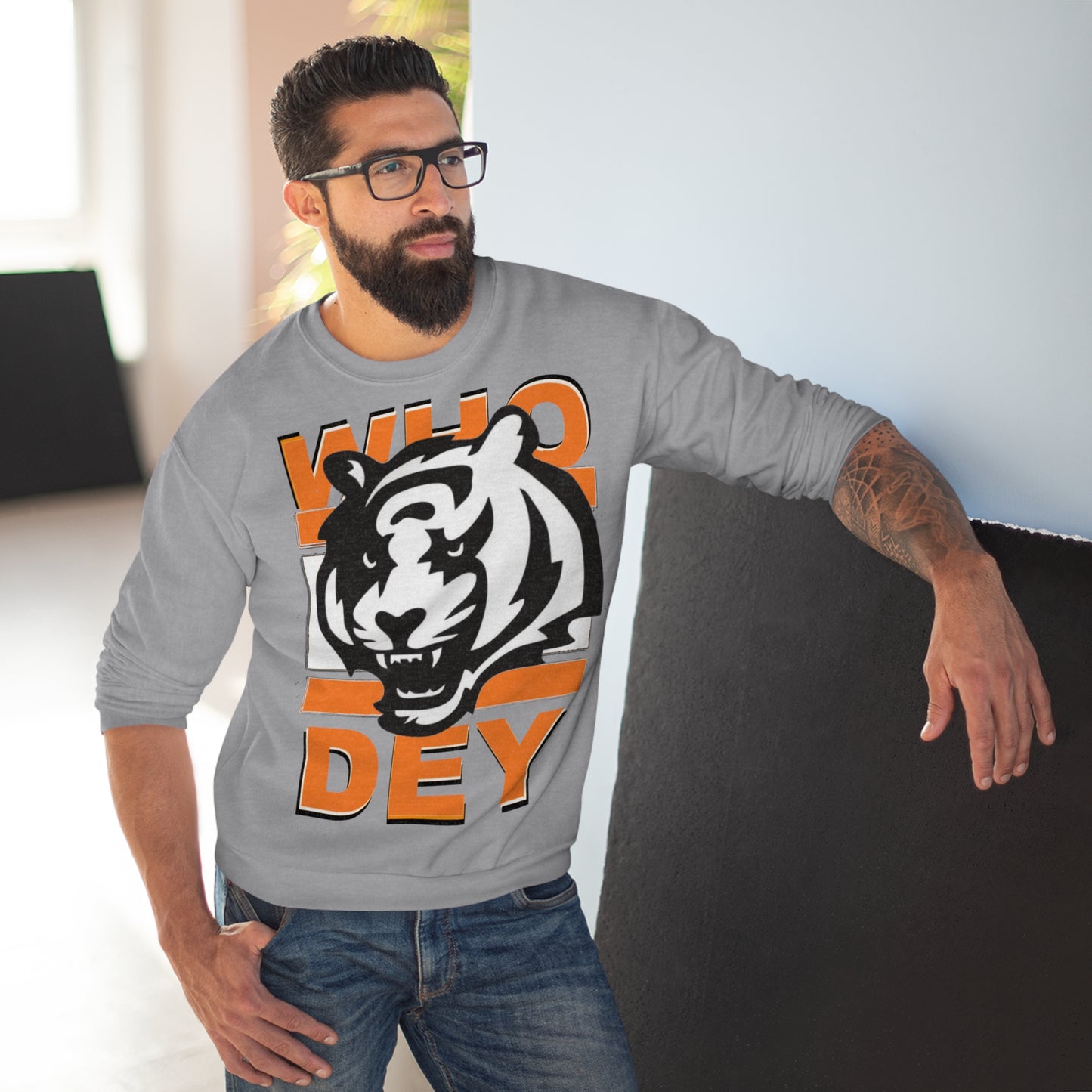 PACE: "WHODEY TIGER UPDATE"/ Unisex Crew Neck Sweatshirt