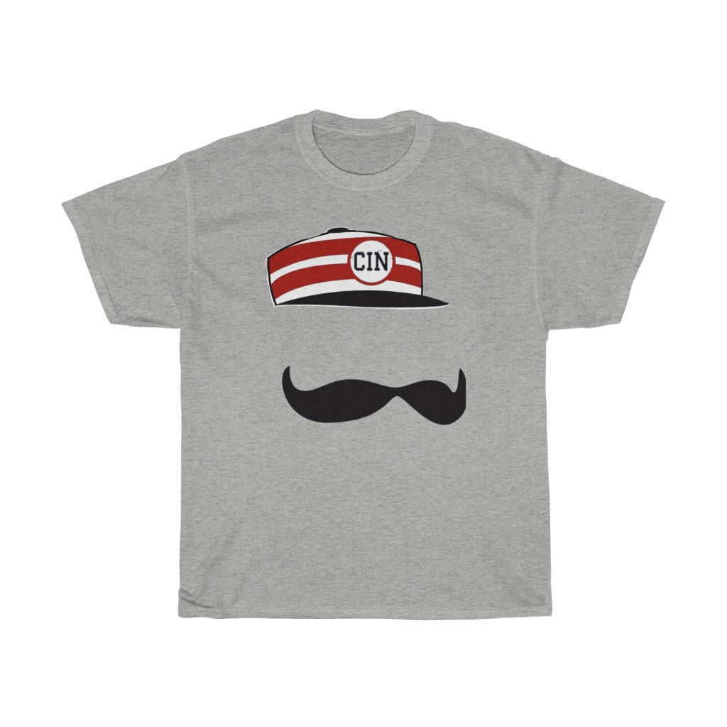 PACE: "RED MUSTACHE"/ Unisex Heavy Cotton Tee