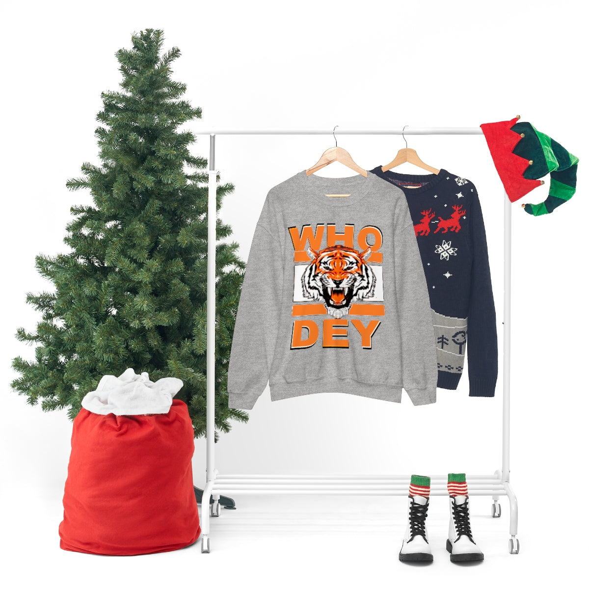 PACE: "WHODEY TIGER" SWEATSHIRT / Unisex Heavy Cotton