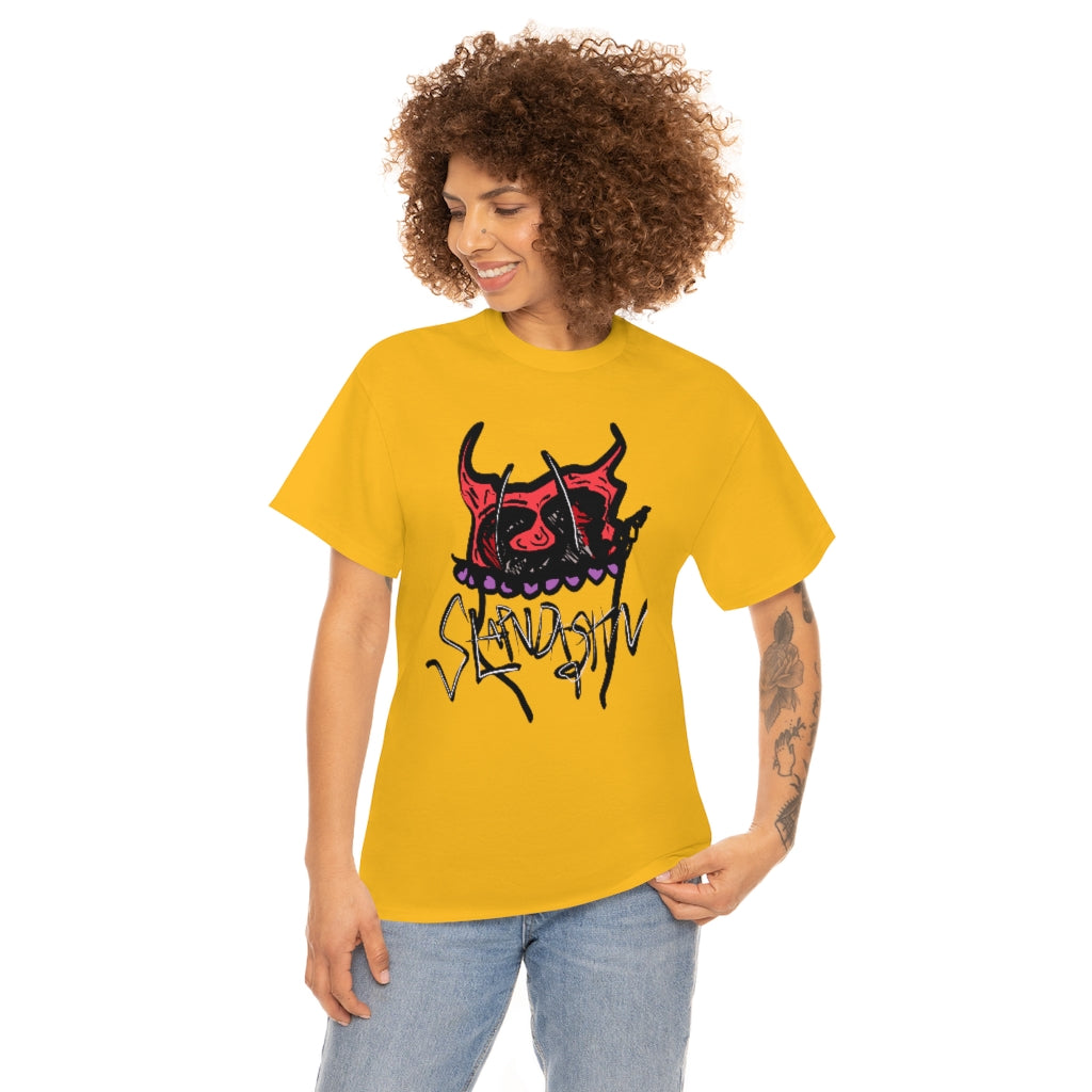 SLAPNDASHN: "SDN Demon logo  "/ Unisex Heavy Cotton Tee