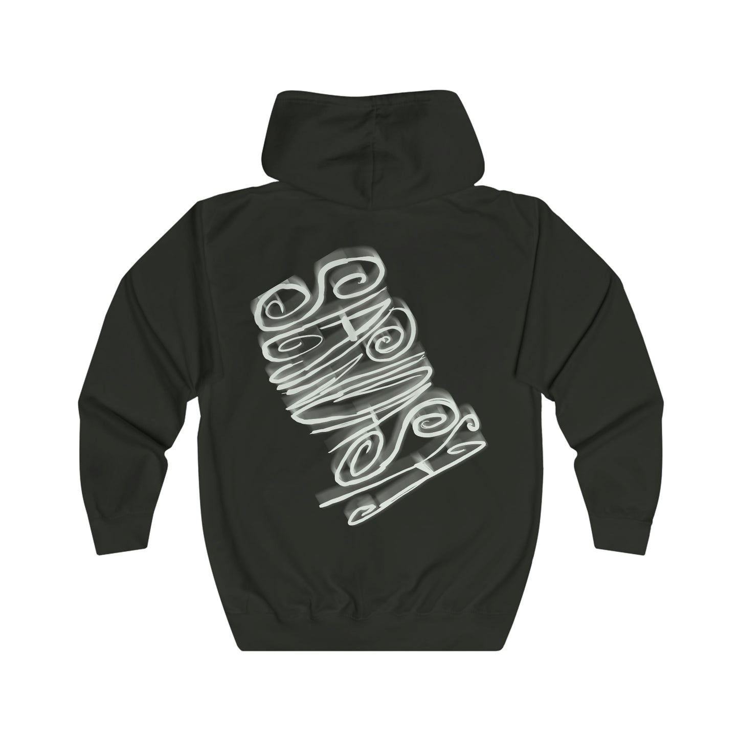 SLAPNDASHN "logo" Unisex Full Zip Hoodie