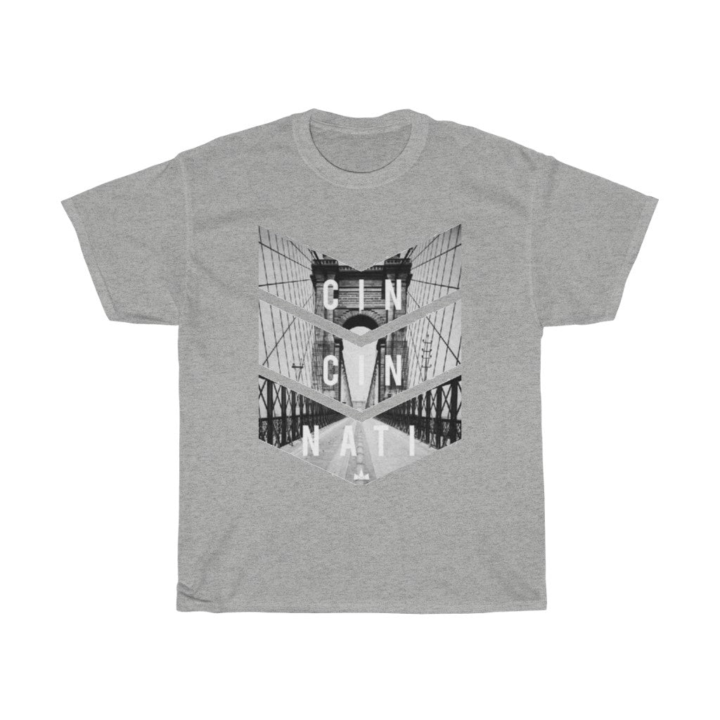 PACE: "CINCY BRIDGES"/ Unisex Heavy Cotton Tee