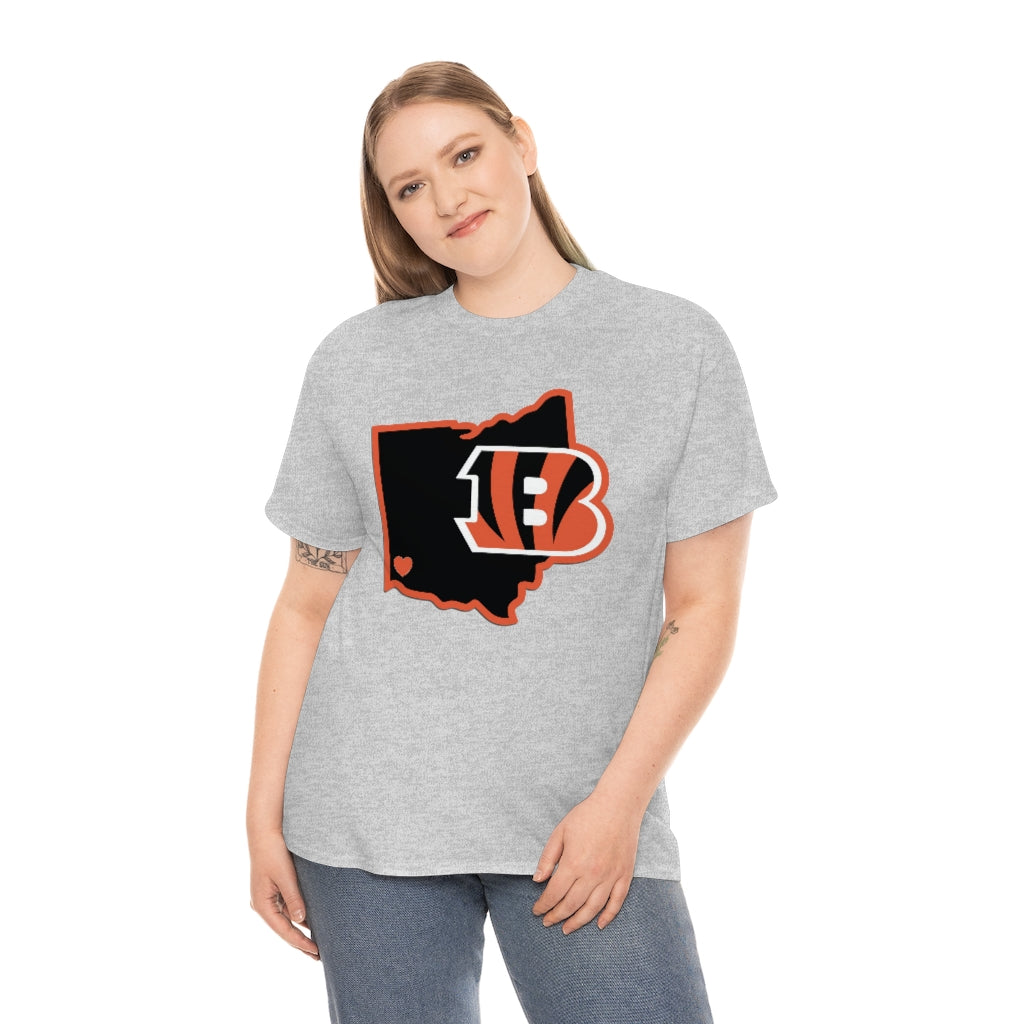 PACE: " BENGALS LOVE"/ Unisex Heavy Cotton Tee