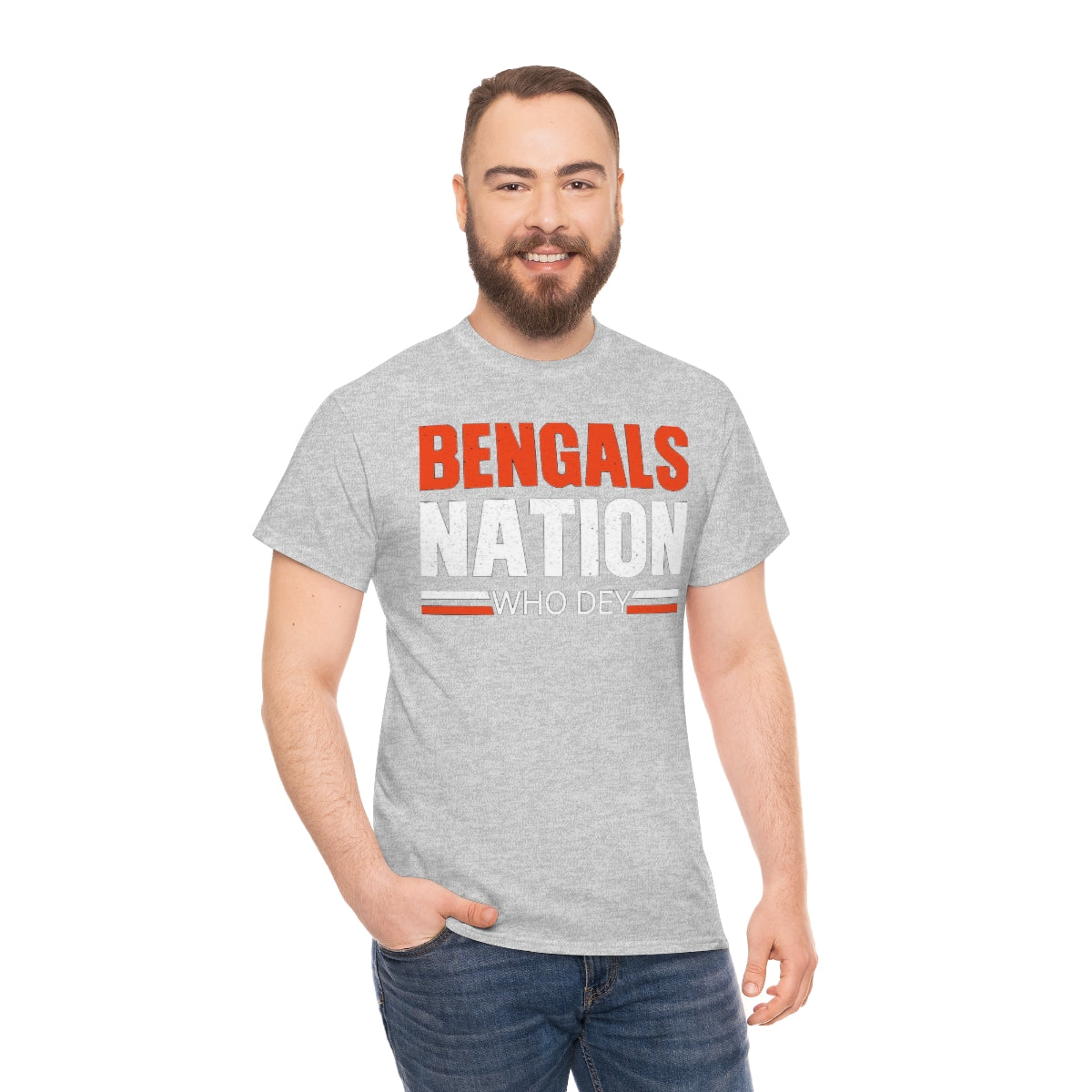 PACE: "BENGALS NATION ALT"/ Unisex Heavy Cotton T-Shirt