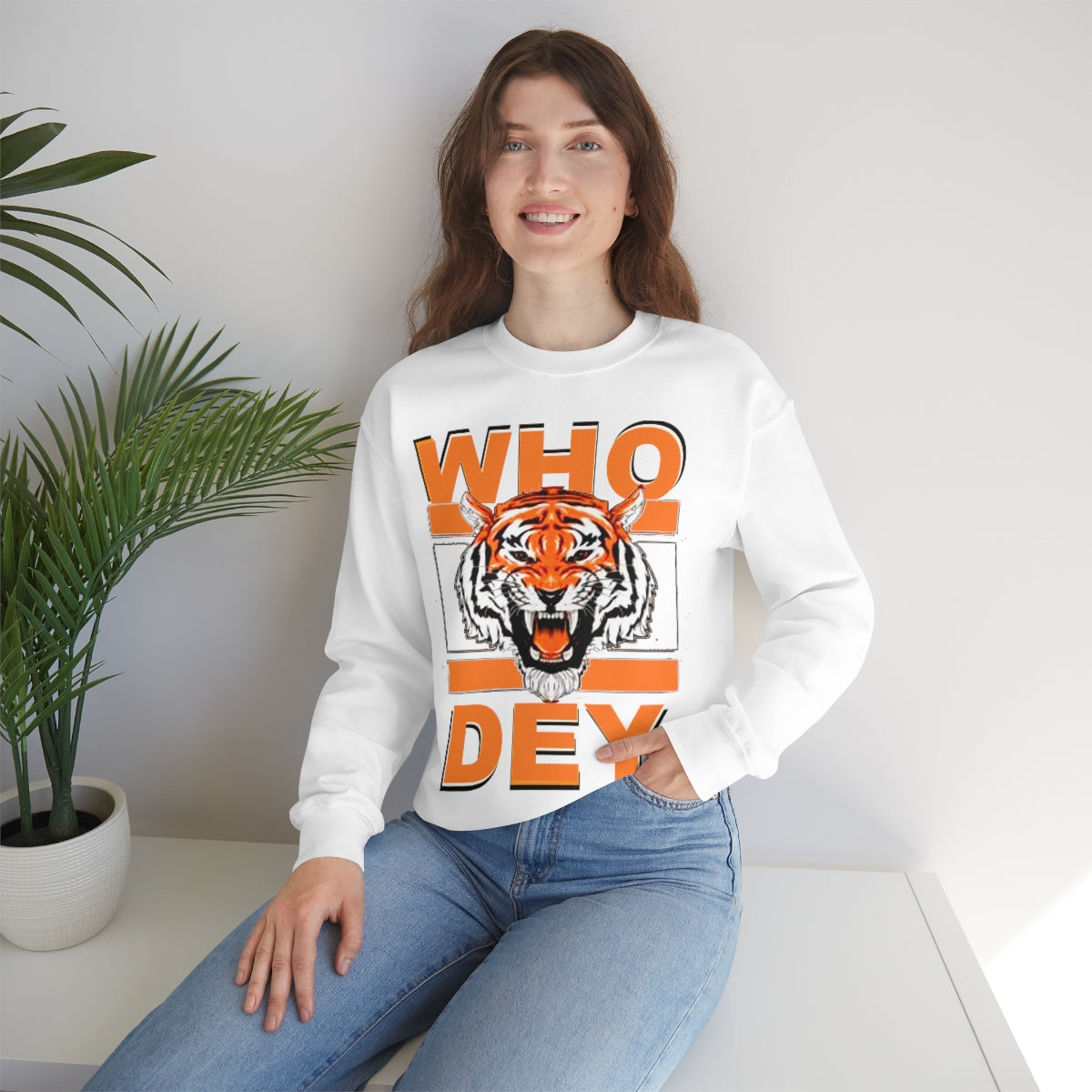 PACE: "WHODEY TIGER" SWEATSHIRT / Unisex Heavy Cotton