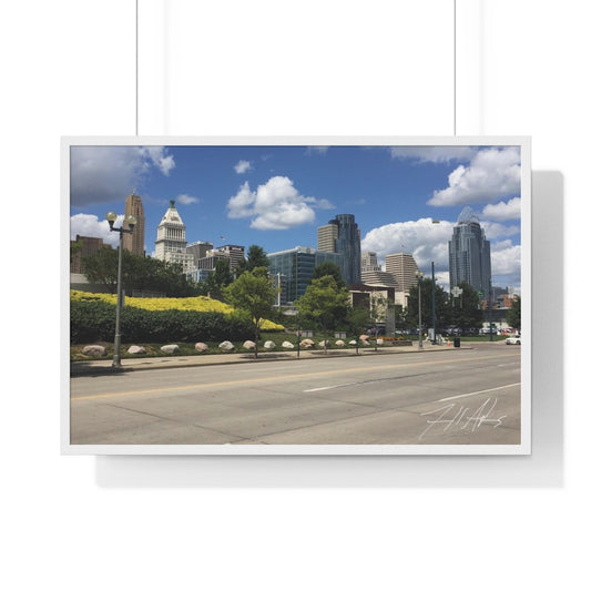 PACE: CINCINNATI "THE BANKS" (PHOTOGRAPHY) / Framed Horizontal Poster (PRINT)