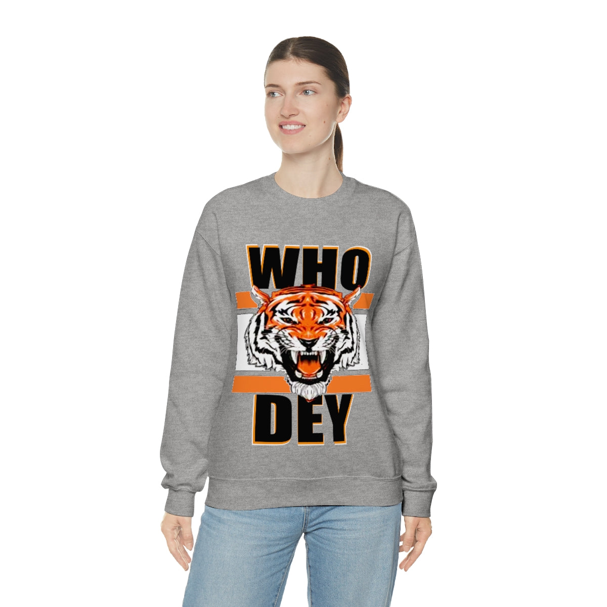 PACE: "WHODEY TIGER INVERSE" /Unisex Heavy Blend™ Crewneck Sweatshirt