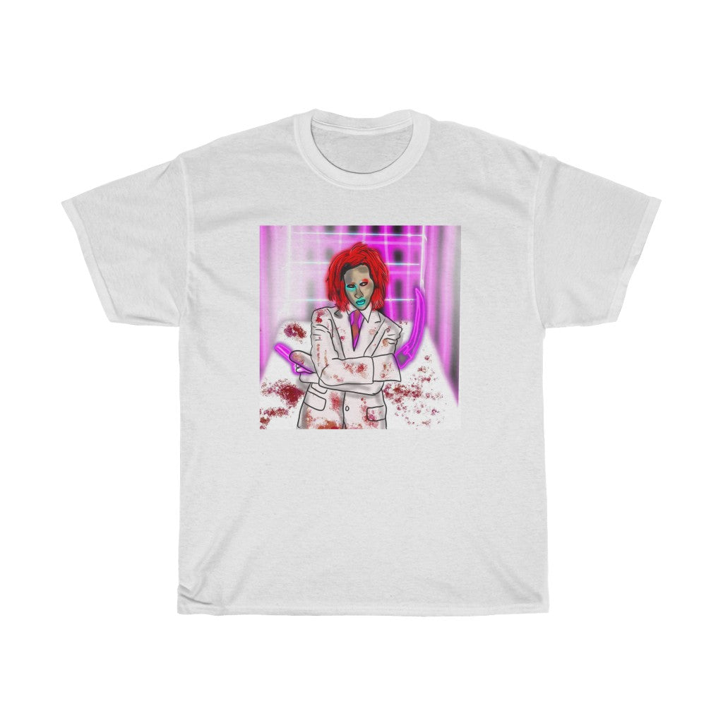 SLAPNDASHN: "NEON GUTS" T-SHIRT  / Unisex Heavy Cotton Tee