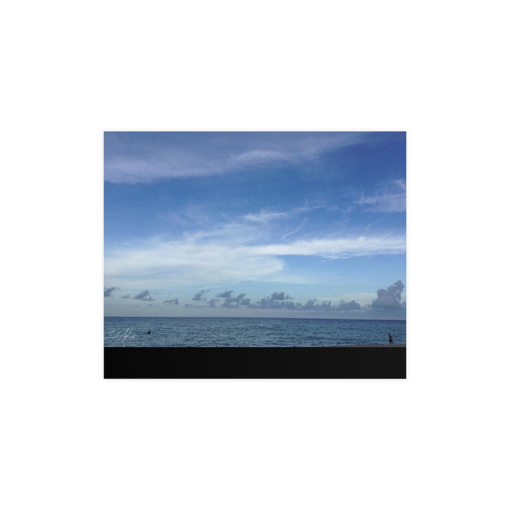 PACE: VACATION "BLUE SEA" (PHOTOGRAPHY) / Horizontal Matte Poster (PRINT)