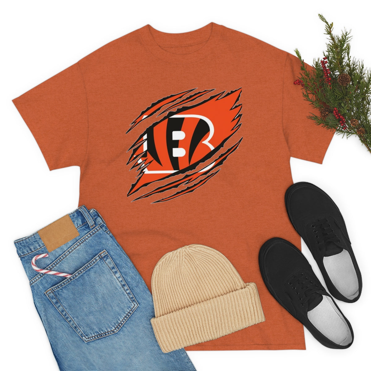 PACE: "BENGALS RIPPED"/ Unisex Heavy Cotton T-Shirt