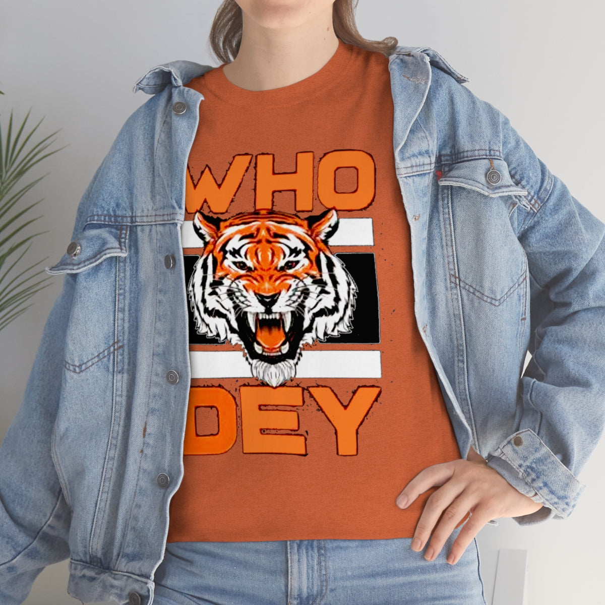 PACE: "WHODEY TIGER"/ Unisex Heavy Cotton T-Shirt