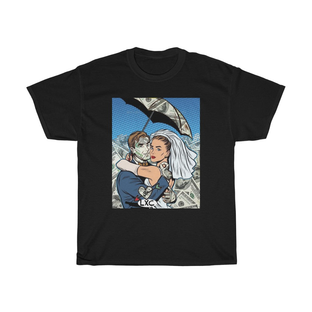 LOVE X CURRENCY: "MONEY N MARRIAGE" / Unisex Heavy Cotton Tee