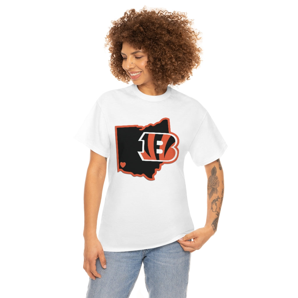 PACE: " BENGALS LOVE"/ Unisex Heavy Cotton Tee