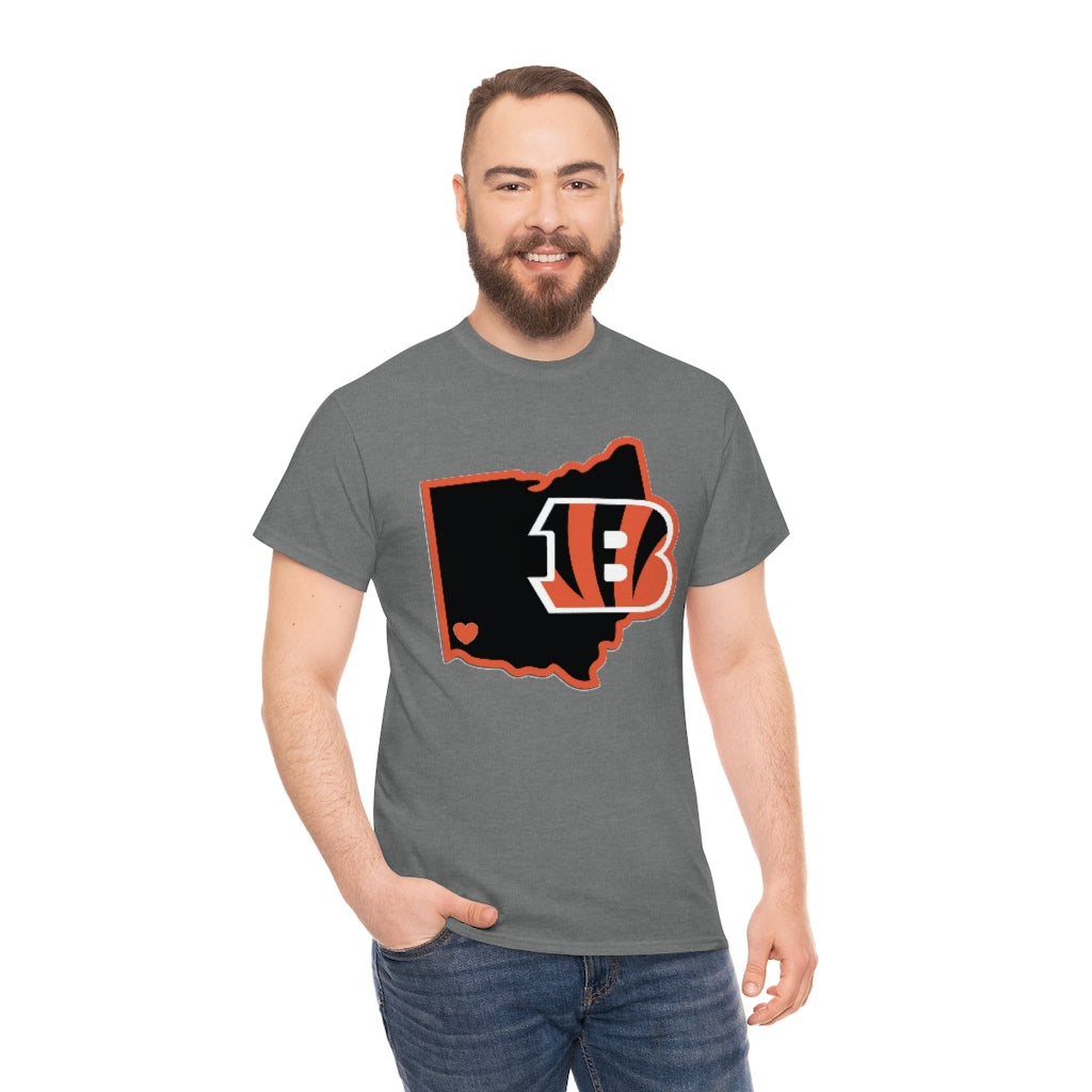 PACE: " BENGALS LOVE"/ Unisex Heavy Cotton Tee