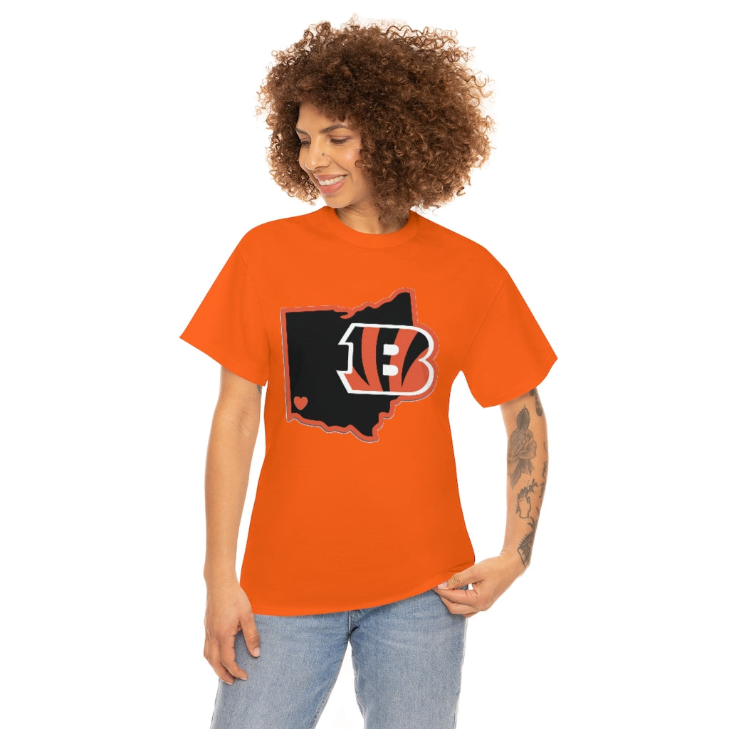 PACE: " BENGALS LOVE"/ Unisex Heavy Cotton Tee