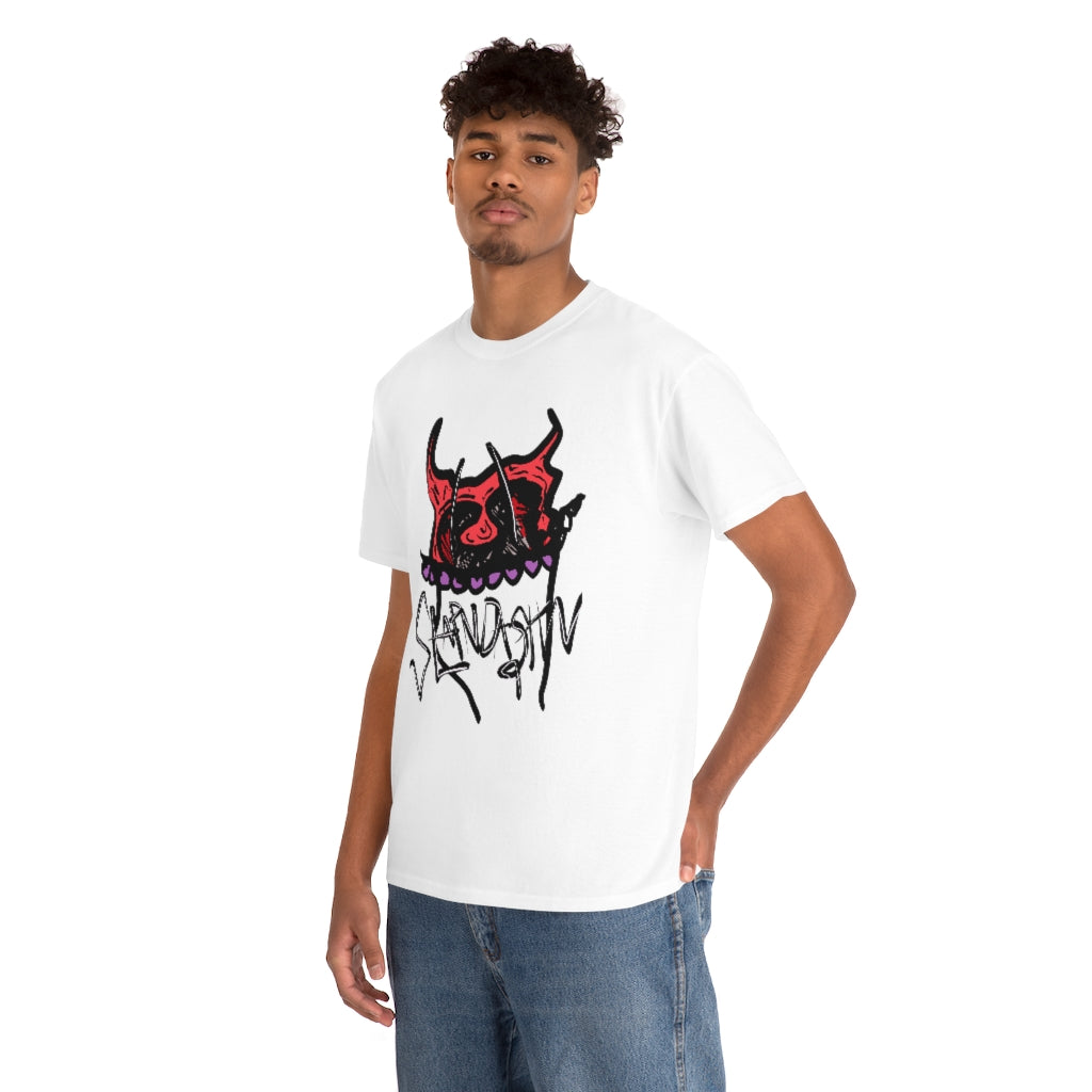 SLAPNDASHN: "SDN Demon logo  "/ Unisex Heavy Cotton Tee