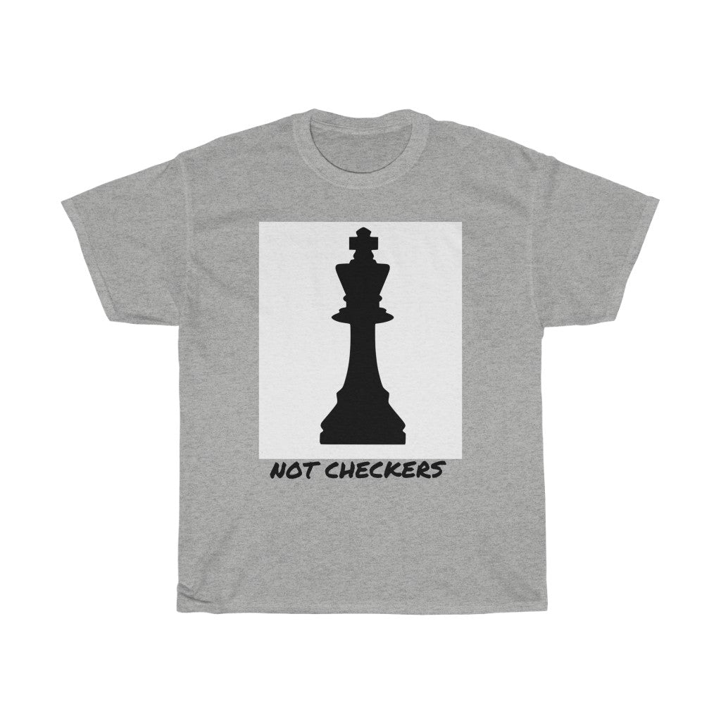 PACE: "NOT CHECKERS"/ Unisex Heavy Cotton Tee