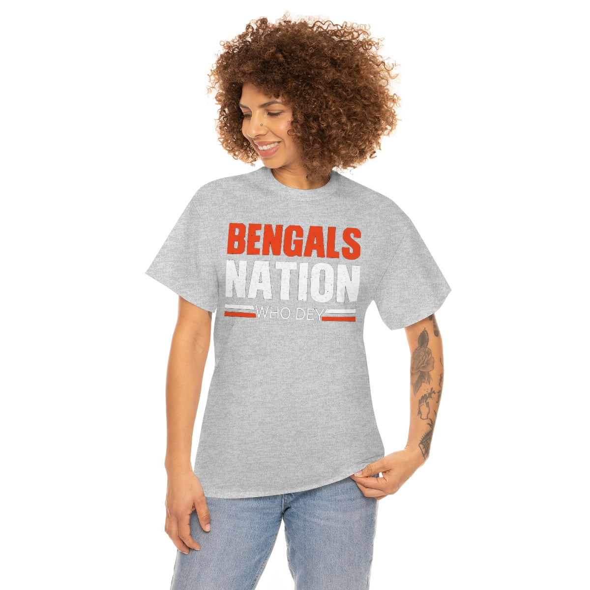 PACE: "BENGALS NATION ALT"/ Unisex Heavy Cotton T-Shirt