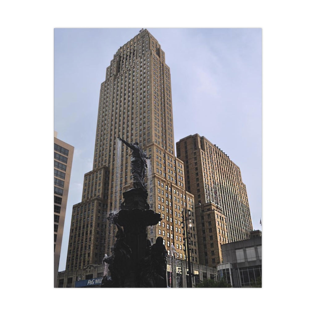 PACE: "FOUNTAIN SQUARE" (PHOTOGRAPHY) /Premium Matte Poster (PRINT)