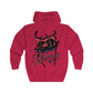 SLAPNDASHN "Horns" Unisex Full Zip Hoodie