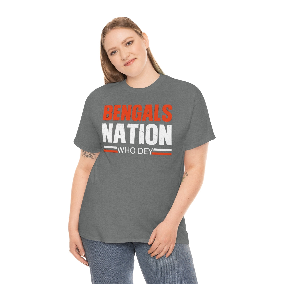 PACE: "BENGALS NATION ALT"/ Unisex Heavy Cotton T-Shirt