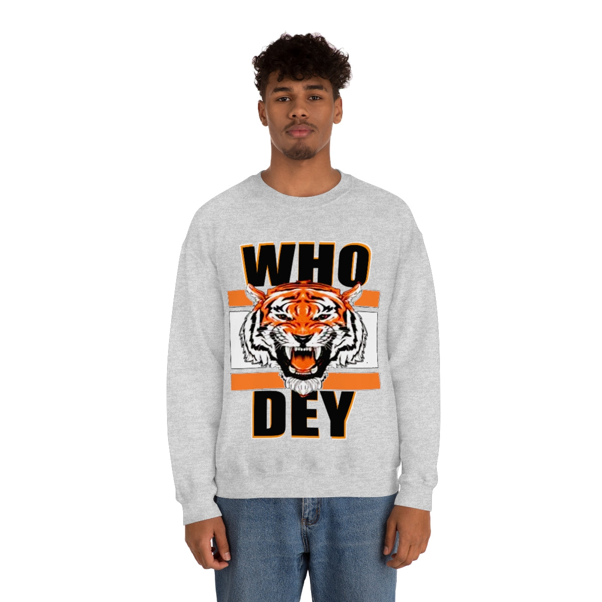 PACE: "WHODEY TIGER INVERSE" /Unisex Heavy Blend™ Crewneck Sweatshirt