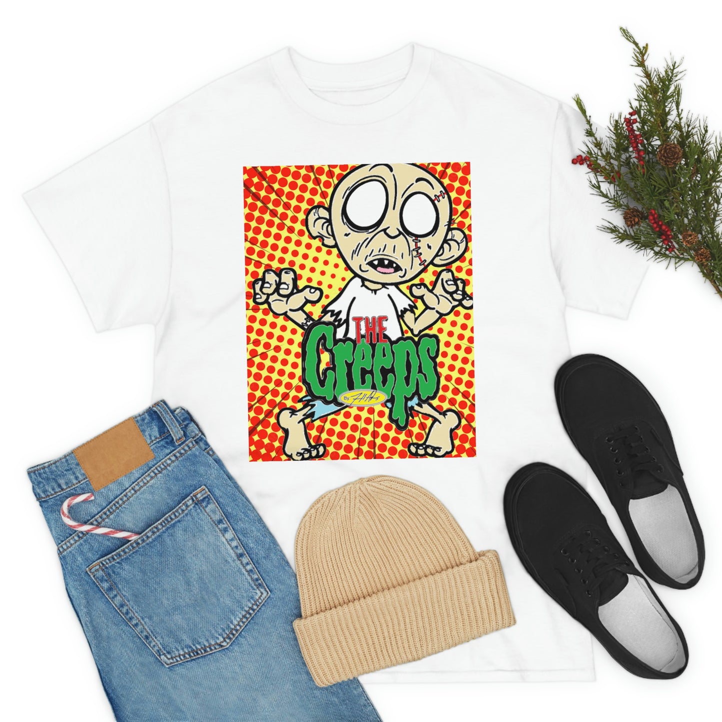 "THE CREEP COLLECTION" CREEP: 4/ Unisex Heavy Cotton Tee