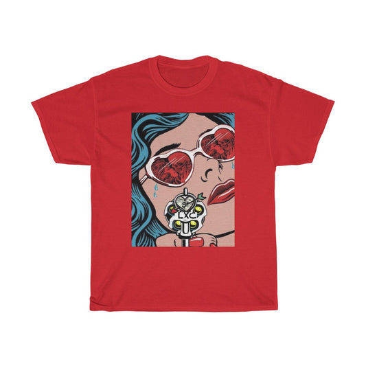 LOVE X CURRENCY: "SLEEPING WITH THE ENEMY" / Unisex Heavy Cotton Tee