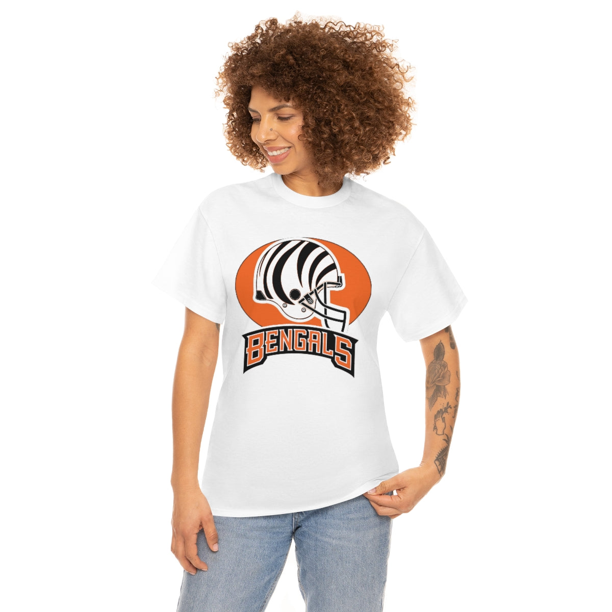 PACE: "BENGALS WHITE"/ Unisex Soft Cotton T-Shirts