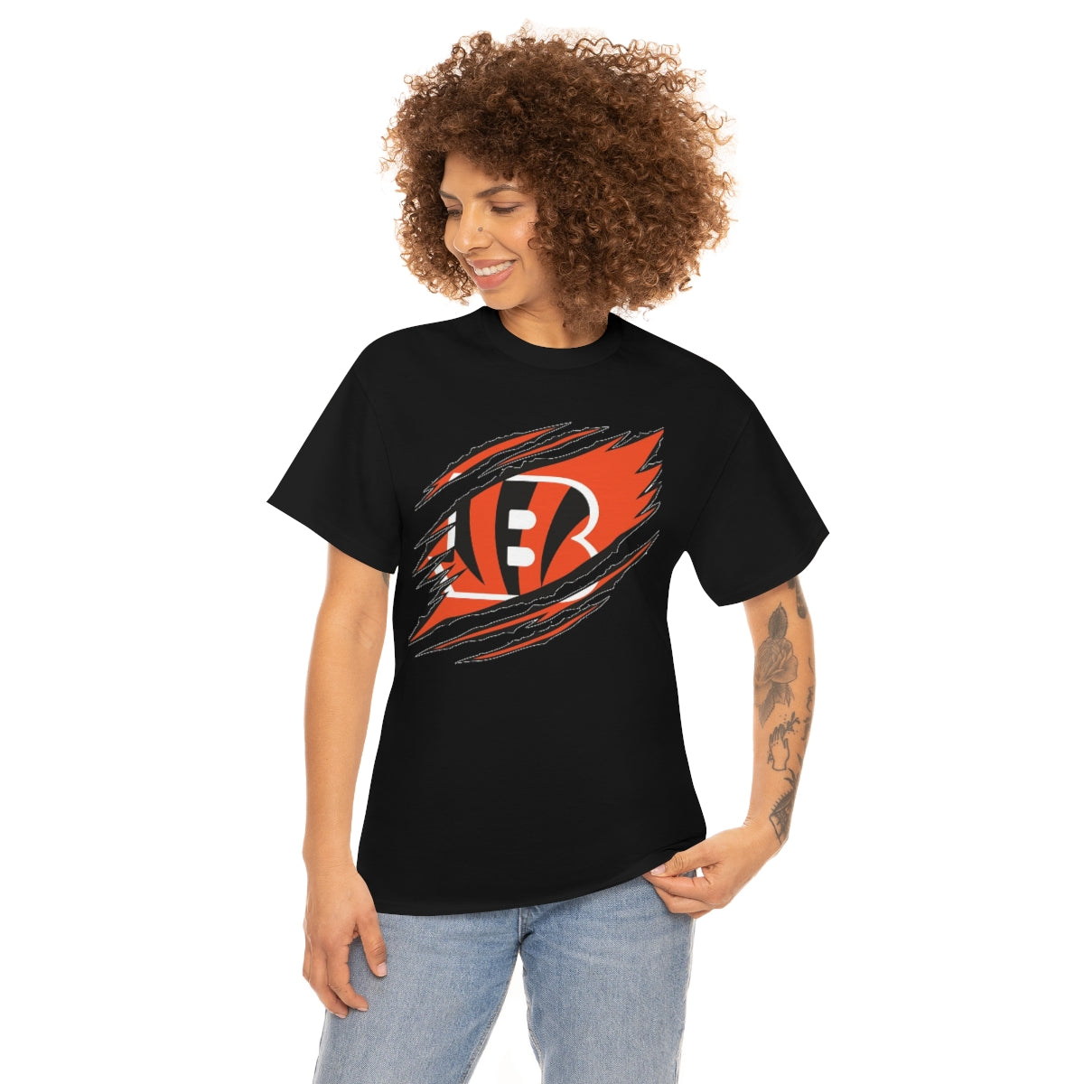 PACE: "BENGALS RIPPED"/ Unisex Heavy Cotton T-Shirt