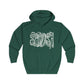 SLAPNDASHN "logo" Unisex Full Zip Hoodie
