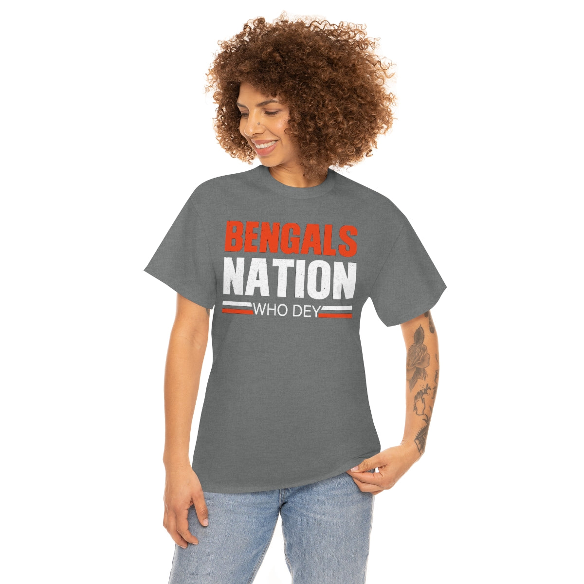 PACE: "BENGALS NATION ALT"/ Unisex Heavy Cotton T-Shirt