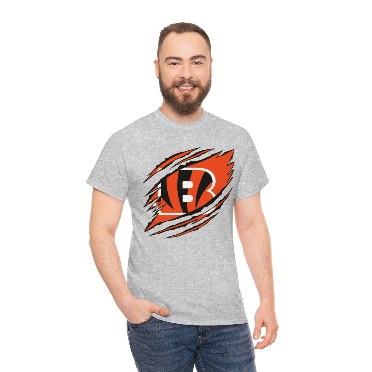 PACE: "BENGALS RIPPED"/ Unisex Heavy Cotton T-Shirt