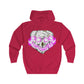 SLAPNDASHN "ELECTRIC SKULL" Unisex Full Zip Hoodie