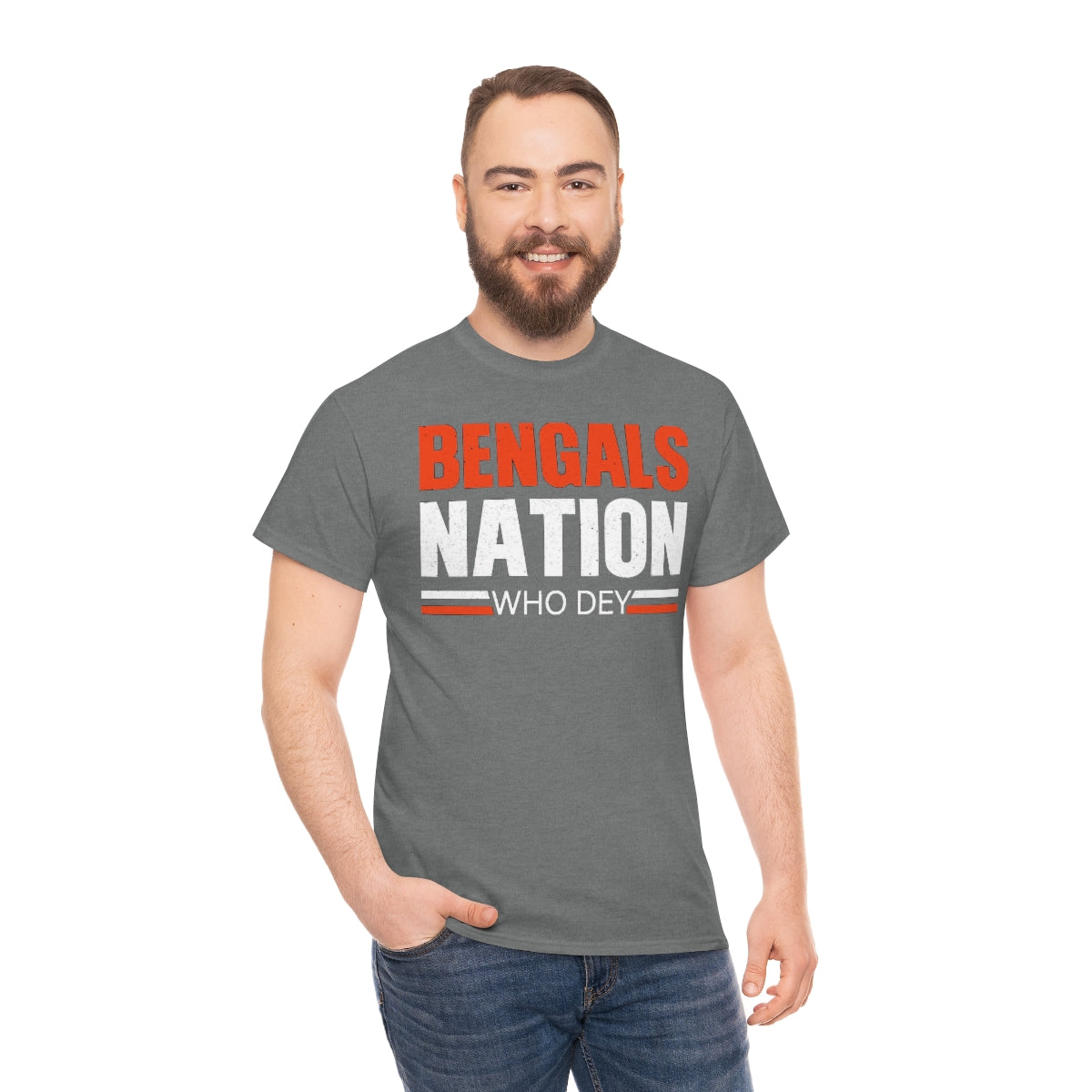 PACE: "BENGALS NATION ALT"/ Unisex Heavy Cotton T-Shirt