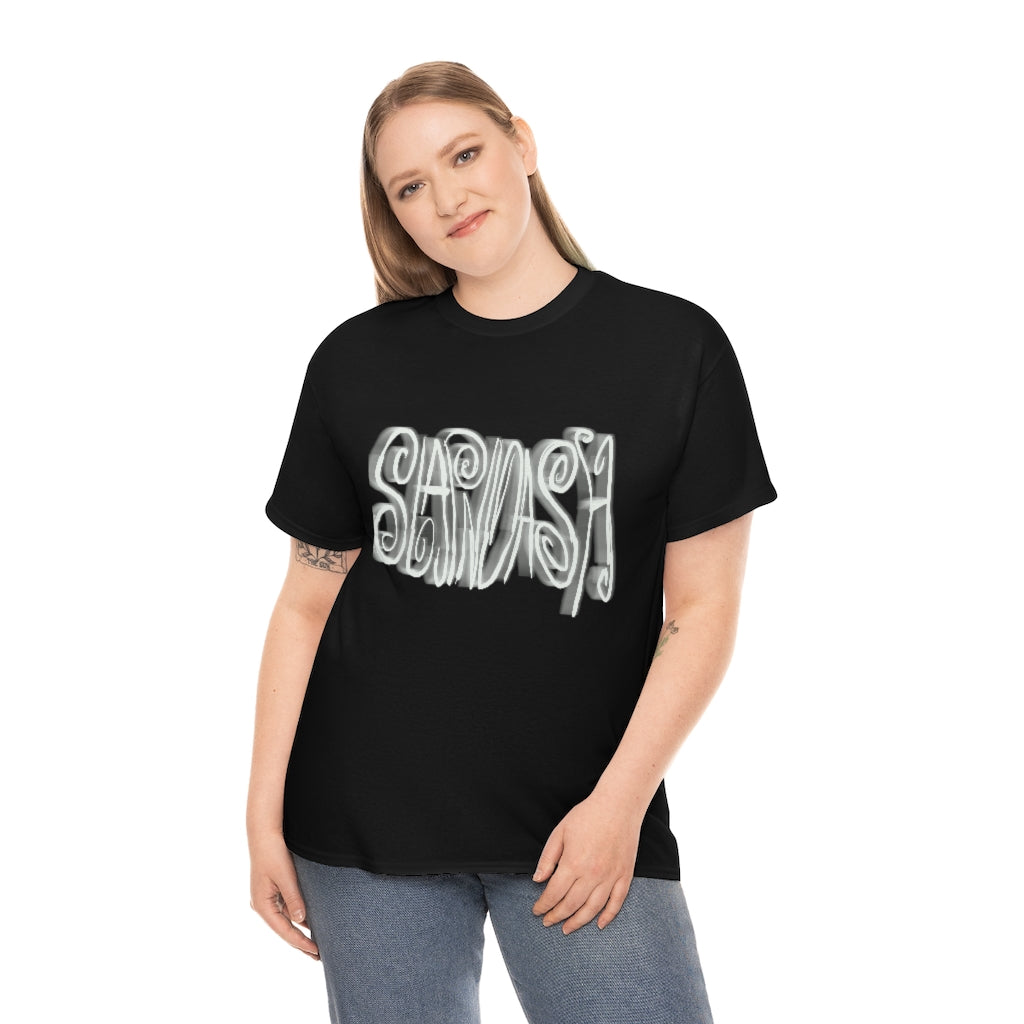 SLAPNDASHN: "SDN LOGO   "/ Unisex Heavy Cotton Tee