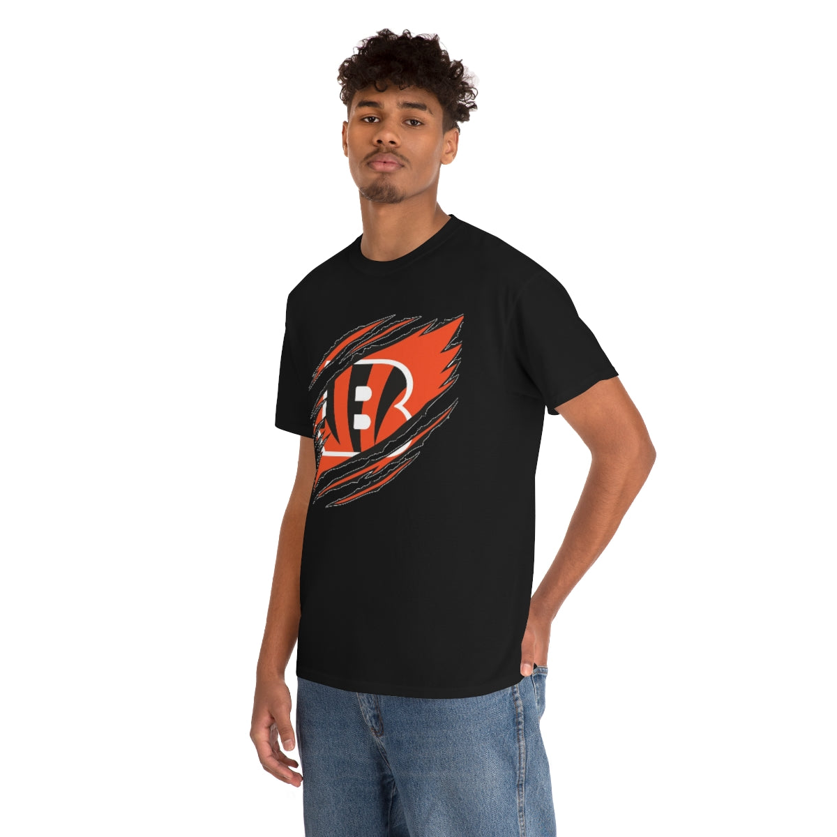 PACE: "BENGALS RIPPED"/ Unisex Heavy Cotton T-Shirt